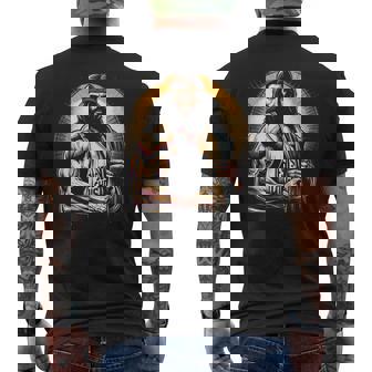 Muscular Jésus Christ – Amusant Haltérophilie Jésus Gym Sports T-shirt imprimé au dos - Cadeauxyz