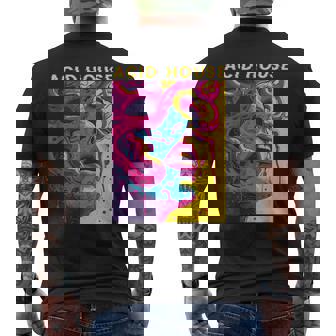 Música Acid House Cultura Rave Rave De Laieja Escuela Rave Techno Camiseta Hombre Estampado Espalda - Regaloses