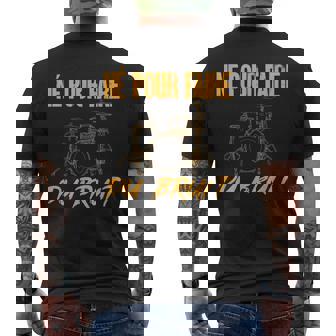 Musicien Drummer Né Pour Faire Du Bruit Batterie Batteur T-shirt imprimé au dos - Cadeauxyz