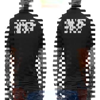 Mvp 最も価値のあるプレイヤーシャツ メンズTシャツ バックプリント - Kawaiitshirt