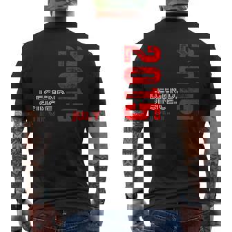 Nacido En Julio 2015Intage Cumpleaños Leyenda Desde Julio 2015 Camiseta Hombre Estampado Espalda - Regaloses