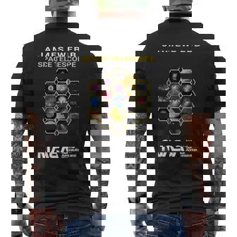 Nasa James Webb スペース望遠鏡 Jwst ワーム インシグニア Esa Csa メンズTシャツ バックプリント - Kawaiitshirt