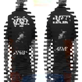 Nasa アルテミスミッション オリオン宇宙船 メンズTシャツ バックプリント - Kawaiitshirt