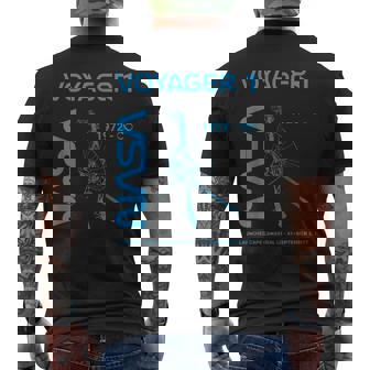 Nasaoyager 1 宇宙船は1977年9月5日に打ち上げられました メンズTシャツ バックプリント - Kawaiitshirt