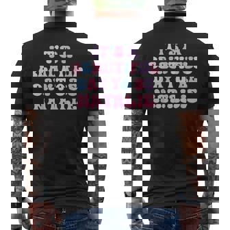 Natalie Beautiful Day Personalized Natalie Birthday Men's T-shirt Back Print - Monsterry