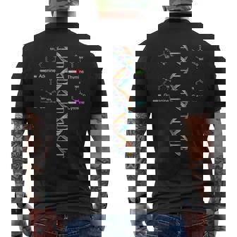 Nerdy Dna Helix 遺伝学 進化 生物学 科学教師 メンズTシャツ バックプリント - Kawaiitshirt