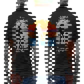 New Fishing Buddy Arrives Soon New Dad Fathers Day Grandpa Men's T-shirt Back Print - Thegiftio UK