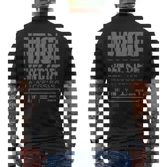 NewDark Maga イベントスタッフパス ダークmaga ブラックアウト Dark Maga メンズTシャツ バックプリント - Kawaiitshirt