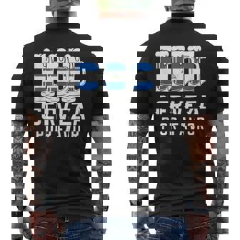 Nicaragua Cerveza Por Favor Cerveza Nicaragüense Centroamérica Camiseta Hombre Estampado Espalda - Regaloses