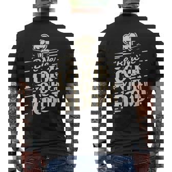 Be Nice I Cook Your Food クッキング クック シェフ 料理 面白い メンズTシャツ バックプリント - Kawaiitshirt