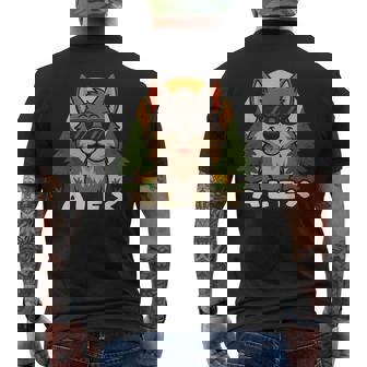 Niños Alex – Diseño De Lobo Con Nombre Para Niños Camiseta Hombre Estampado Espalda - Regaloses