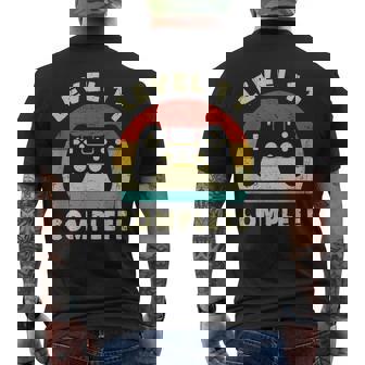 Nivel 11 Completa El 11º Aniversario De Bodas Para Parejas Camiseta Hombre Estampado Espalda - Regaloses