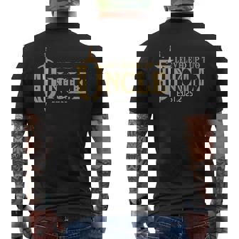 Nivelado Hasta El Tío Est 2025 Nivel Desbloqueado Tío Juegos Camiseta Hombre Estampado Espalda - Regaloses