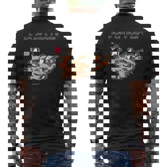 No Cat No Life サビ猫ver 猫好き かわいい メンズTシャツ バックプリント - Kawaiitshirt