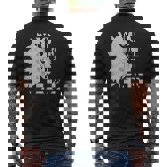 No Cat No Life メンズTシャツ バックプリント - Kawaiitshirt