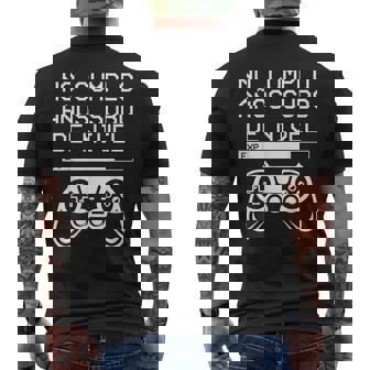No Cumplo Añosubo De Nivel Divertido Gamer Cumpleaños Camiseta Hombre Estampado Espalda - Regaloses