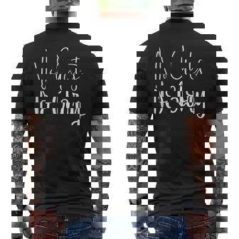 No Guts No Glory ジム ハッスル 成功 モチベーションアップ メンズTシャツ バックプリント - Kawaiitshirt