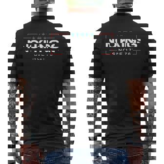 No Kings Since 1776 Simple Men's T-shirt Back Print - Thegiftio