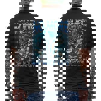No More Mr Nice Guy Alpha Wolves Meme Alpha Male Wolf Men's T-shirt Back Print - Thegiftio UK