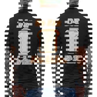 No Pan No Life ノー パン ノーライフ ご飯タイム【変なデザイン屋さん】面白い言葉 メンズTシャツ バックプリント - Kawaiitshirt