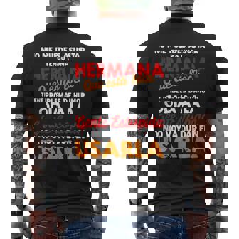 No Me Puedes Asustar Tengo Una Hermana Que Está Loca Tienie In Mangas Camiseta Hombre Estampado Espalda - Regaloses
