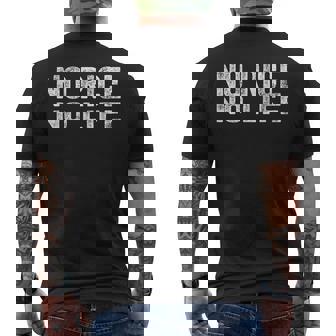 No Rice No Life シャツ No Rice No Life メンズTシャツ バックプリント - Kawaiitshirt