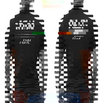 Nolan Irish Family Name 聖パトリックデー アイルランド国旗 メンズTシャツ バックプリント - Kawaiitshirt