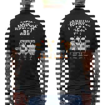 Norddeutsche Mafia Möwen Norddeutschland Plattdeutsch Moin T-Shirt mit Rückendruck - Geschenkecke