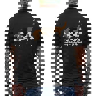 Nothing But A Basset Hound Dog Love For The Basset Baritone メンズTシャツ バックプリント - Kawaiitshirt