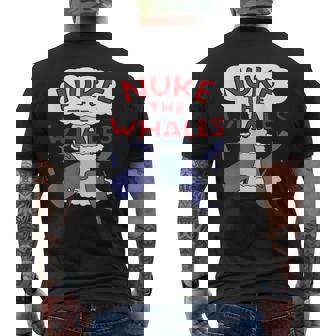 Nuke The Whales Lisa Nelson シャツ メンズTシャツ バックプリント - Kawaiitshirt