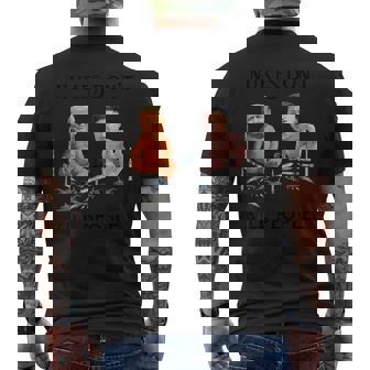 Nukes Don't Kill People…ドナルド・トランプとキム・ジョンウンティー メンズTシャツ バックプリント - Kawaiitshirt