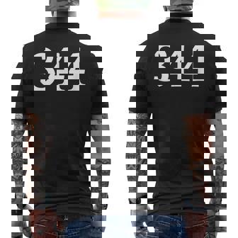 Number 344 、 Jerseyports Birthday メンズTシャツ バックプリント - Kawaiitshirt