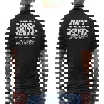 Nunca Discuto Divertida Frase Cumpleaños Pijama Parejas Camiseta Hombre Estampado Espalda - Regaloses