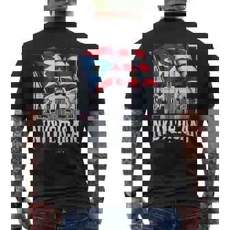 Nuyorican New York City Puerto Rican Flag Backdrop Boricua Men's T-shirt Back Print - Thegiftio