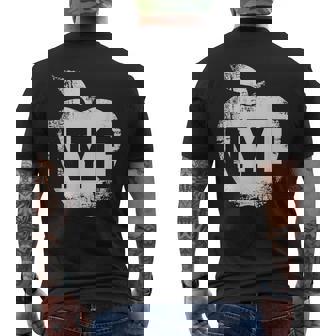 Nyc New York City シャツ レディース メンズ キッズ クール ビッグアップル メンズTシャツ バックプリント - Kawaiitshirt