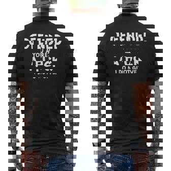 Ofendido Usted Es Un Joder No Dar Camiseta Hombre Estampado Espalda - Regaloses