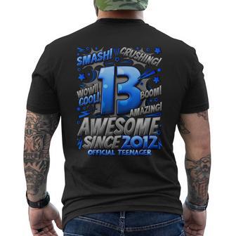 Official Nager 13 Year Old Boys 13Th Birthday Boy Men's T-shirt Back Print - Thegiftio UK