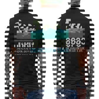 Ogopogo オカナガン湖 怪獣 生き物 かわいい かわいい クリプティッド メンズTシャツ バックプリント - Kawaiitshirt