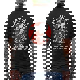Oh Look Nobody Gives A Skeleton Generation X Men's T-shirt Back Print | Mazezy