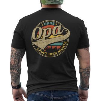 Ohne Opa Läuft Hier Night's Best Opa T-shirt da uomo con stampa posteriore - Novitaregali