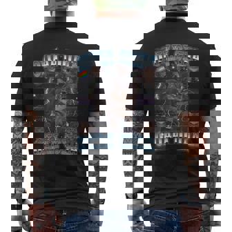 Oiia Oiia Cat スピニング キャット ミーム ファニー トレンディ キャット メンズTシャツ バックプリント - Kawaiitshirt