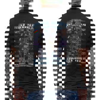 Oiia Oiia Cat スピニング キャット ミーム ファニー トレンディ キャット 長袖tシャツ メンズTシャツ バックプリント - Kawaiitshirt