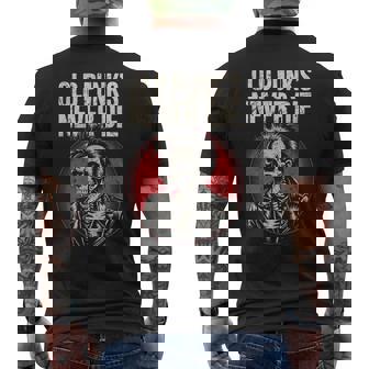 Old Punk Never Die Rockquelette Rebel T-shirt imprimé au dos - Cadeauxyz