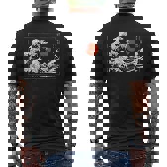 Old School Authentique Tatouage Japonais Kanagawa La Grandeague T-shirt imprimé au dos - Cadeauxyz