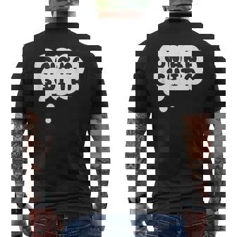 Onakauita《おなかすいた》お腹空いた【英語 文字】ポップ かわいい 面白い デザイン メンズTシャツ バックプリント - Kawaiitshirt