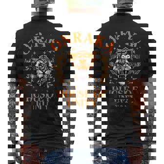 Onraka House Of Unity Rca School Spirit Onraka Tiger Men's T-shirt Back Print - Monsterry