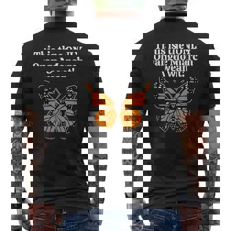 The Only Orange Monarch We Want Men's T-shirt Back Print - Monsterry