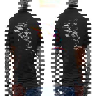 Orca Animal Obra Gráfica Orca Camiseta Hombre Estampado Espalda - Regaloses