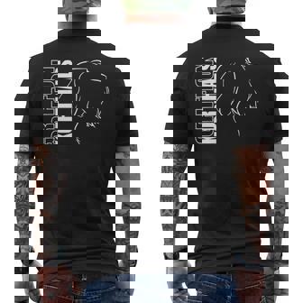 Orgulloso Griffon Korthals Perfil De Raza De Perro Amante De Los Perros Camiseta Hombre Estampado Espalda - Regaloses