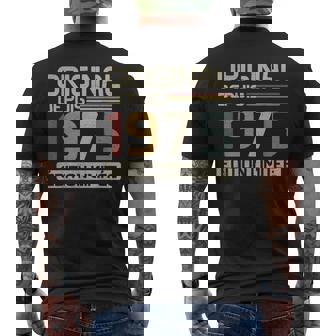 Original 1975 Cadeau Anniversaire 50 Ans Anniv 50 Ans T-shirt imprimé au dos - Cadeauxyz